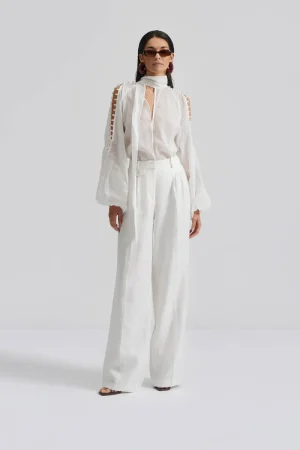Outlet Mya linen pants Trousers