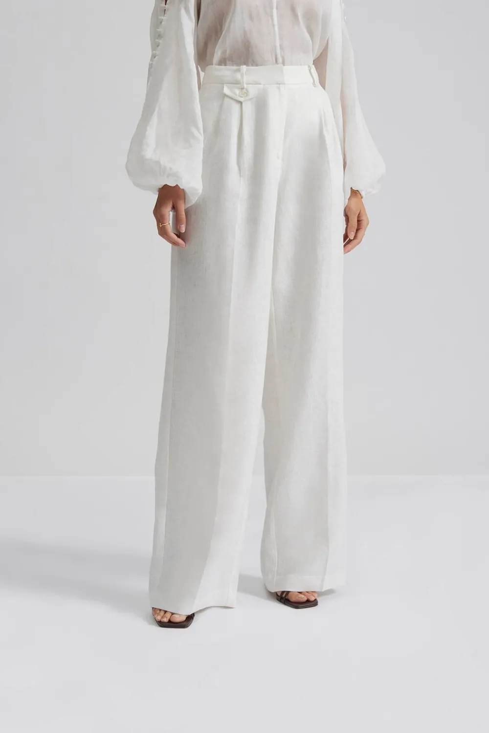 Outlet Mya linen pants Trousers