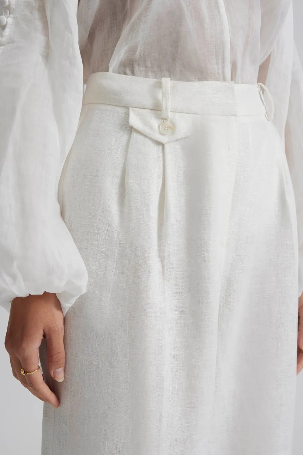 Outlet Mya linen pants Trousers
